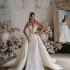 Richmond TX Bridal Gown - Two-in-one wedding dress with fitted mermaid gown and detachable ball gown overskirt